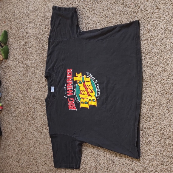 Black Bear Casino I Was A Winner Short Sleeve Black T-shirt Men's XXL - Picture 1 of 10